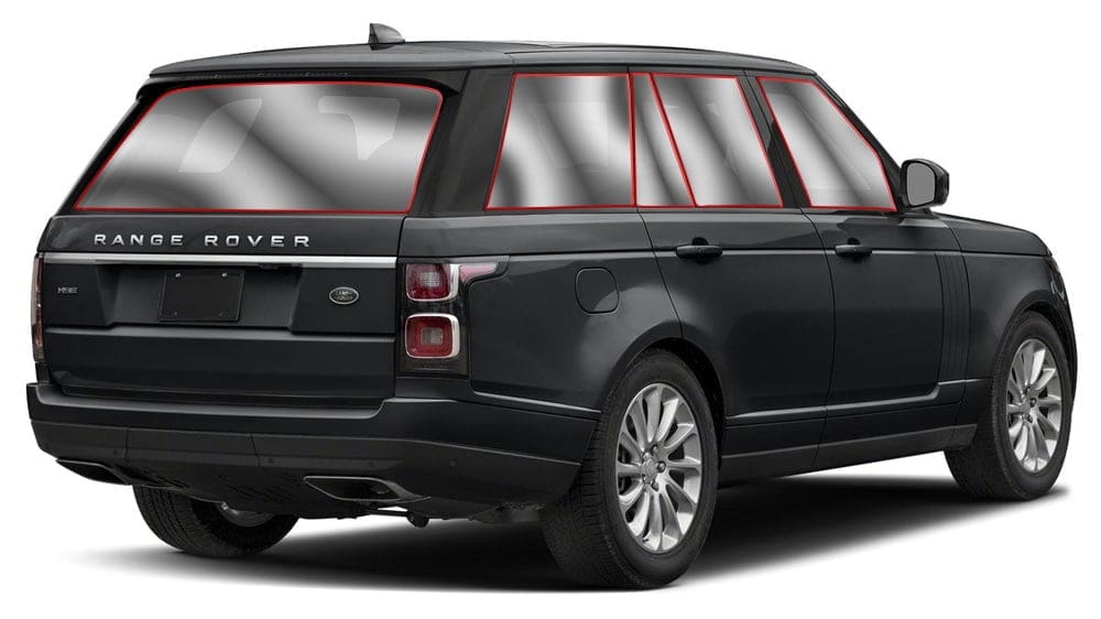 Range Rover Rear Tint Coverage