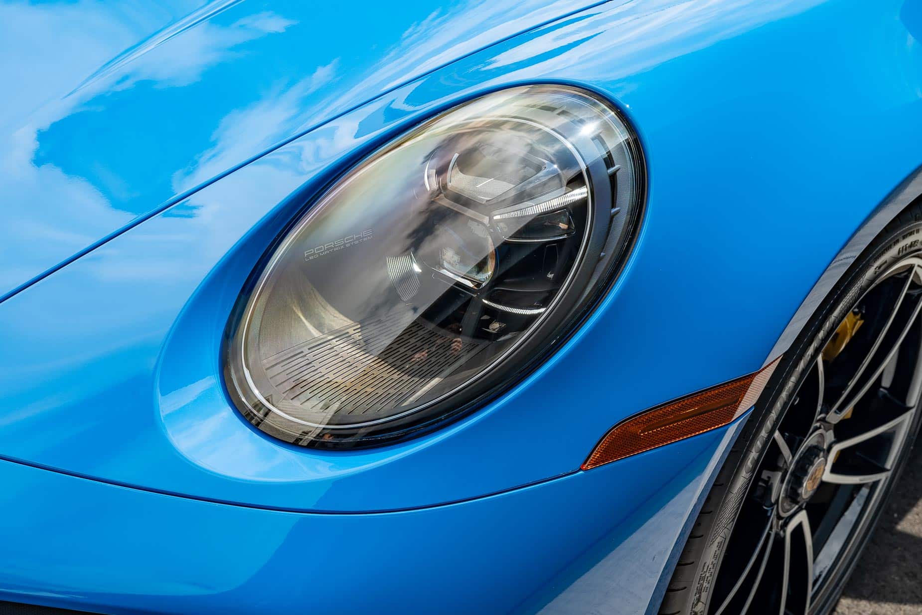 Darien Detail Porsche 911 Turbo 2023 Shark Blue Expel Ppf Cquartz Ceramic Coating Tint 11