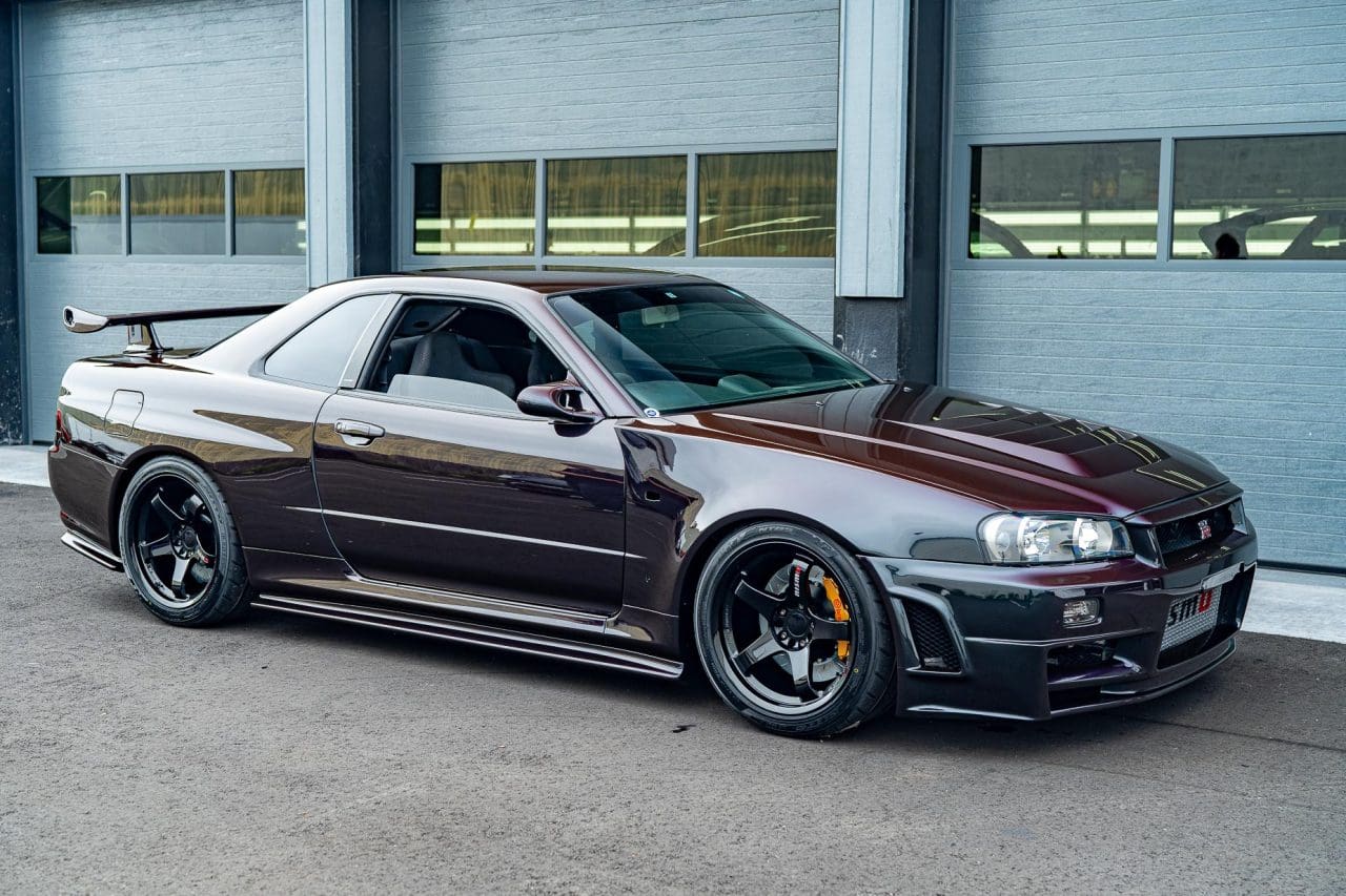 Midnight Purple Nissan R34 GTR Custom PPF Installation | Darien Detail